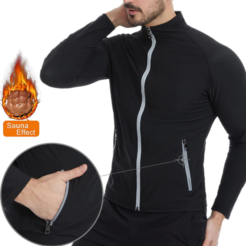 🔥 Elev8 HeatCore™ Sauna Slim Jacket – Sweat, Shape & Perform